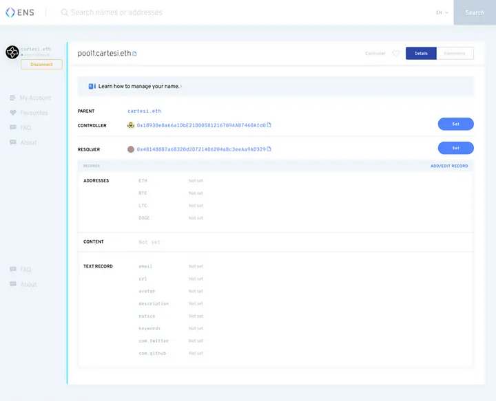 what is an ENS ? What is the ENS name Token ? how to use ENs as domain